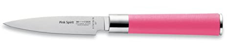 F. Dick Pink Spirit Officemesser (Klingenlänge 9 cm, Küchenmesser aus hochlegiertem Edelstahl, Klinge lasergeprüft, Gemüsemesser, X55CrMo14 Stahl, Griff Kunststoff) 8 1747 092-79