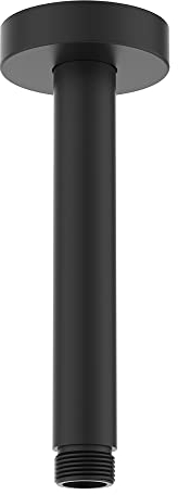 Ideal Standard Idealrain L1 150mm Ceiling Mounted Shower Head Arm, B9446XG, Silk Black