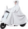 ACMEDE Damen Herren Regenponcho Wasserdichter Winddicht Regenumhang Anti-Regen Hoodie Dickes Regenmantel PVC Regenschutz mit Spiegeln Regencape für Roller Motorrad Scooter Pedal 4XL, 5XL