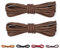 CCSOFTIME 2 Pares Cordones Redondos Encerados,Cortos Cordones Marrón para Zapatos de Vestir Traje Oxford Botas,Cordoneras para Botines de Hombre Mujer Niños Adultos,Cordones Zapatos Vestir 70cm