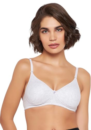 Clovia Women's Multi Position Half Cup Cotton Lightly Padded Non-Wired Bra