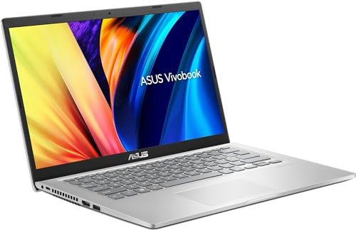 ASUS Ordinateur portable VivoBook, écran HD de 14 po, processeur Intel Core i3-1115G4 de 11e génération, RAM 12 Go, SSD de 256 Go, Wi-Fi, Bluetooth, webcam, HDMI, Windows 11 Home, argent