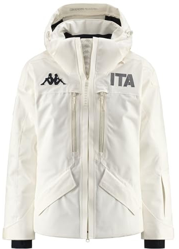 KAPPA 331J2DW-A02 6CENTO 604F ITA Maglia Lunga Donna White Milk Taglia M