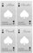 4PCS Personalised Bottle Openers Credit Card Size, Groomsmen Best Man Gifts for Wedding Bachelor Party, Stainless Steel Beer Bottle Opener, Spade A Silver