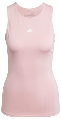 adidas Damen Techfit Racerback Training Tank Top, semi pink Spark, XS
