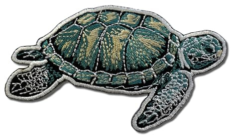 Embroidered Sea Turtle Iron on Patch