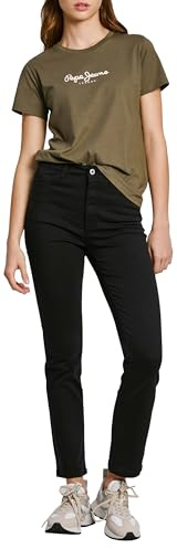 Pepe Jeans Damen Tessa Hose, Schwarz, 31W x 30L
