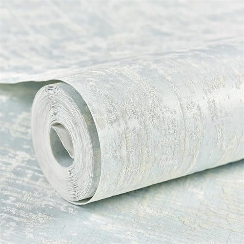 Papier Peint Papier peint auto-adhésif couleur unie colle arrière papier peint épaissi salon chambre papier peint rayure fond mur Pour Mur De Salon Cuisine Chambre Meubles ( Color : 714-4 Light blue ,