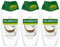Palm - olive Naturals Coconut and Milk Shower Cream 250ml x 3 Plant Based Milk Bath Wash Moisturising Soft Skin with Welari Thank You Card | (3pack) (3x250ml)