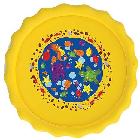 Almohadilla de aspersor para perros, Aspersor de almohadilla de agua para perros | Aspersores antideslizantes para perros de 67 pulgadas para exteriores - Juguetes de juego de agua al aire libre de ve