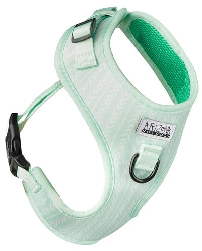 Hundegeschirr für kleinere Hunde | Arizona Hotdogs Softgeschirr Fresh Mint | Grün (S)