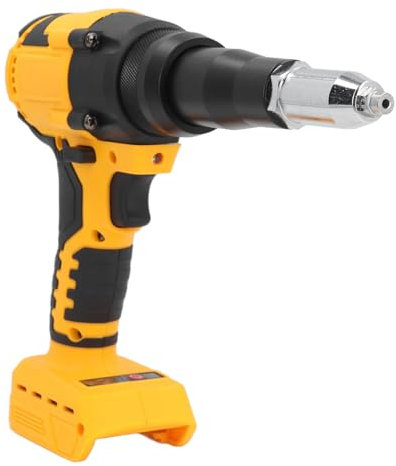 Pistola Remachadora Automática Eléctrica Portátil, Pistola Remachadora Inalámbrica, Kit de Herramientas de Remachadora Ciega sin Escobillas, Herramienta de Remachado Inalámbrica