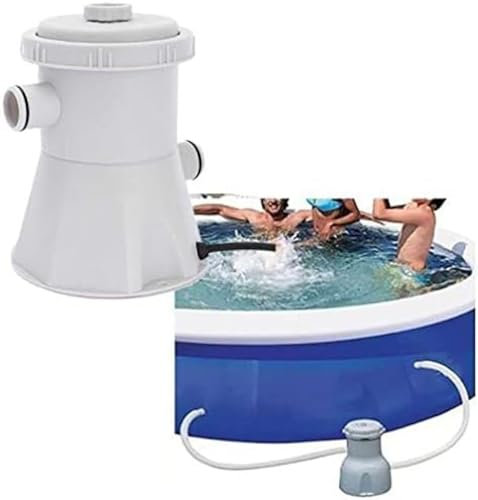 Kit Pompa Per Piscina Easy Set, Pompe Per Piscina Fuori Terra, Con Tubi Filtranti Compatibili, Pompa Filtro A Cartuccia Trasparente, Per Piscine Gonfiabili Estive,UK