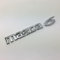 HTBFBDZJ Auto Emblem Aufkleber für Mazda 2 3 6 Auto Karosserie Buchstaben Emblem Auto Body Aufkleber Abzeichen Sticker Logo Dekoration Autozubehör C