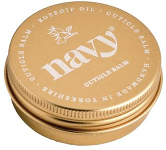 Navy Cuticle Balm 30ml – Nail Growth & Moisturising Treatment with Rosehip, Aloe Vera & Coconut Oil – Vegan & Cruelty-Free Nail Balm Skincare – Made in UK