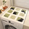 Tovagliette Lavabili Gatto Verde Copri Lavatrice Per Interno Per Top - Antiscivolo Tappetino Lavatrice - Tappeto Assorbente In Diatomee Per Tovagliette, Cucine, Bagni35*45Cm