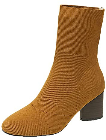 Stivaletti con Pelo Donna Stivaletti Donna con Tacco Brillantini Stivali Alti Donna sopra Il Ginocchio Bianchi Stivali Estivi Donna al Ginocchio Pantofole Memory Foam Donna Ciabatte Donna