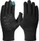 FanVean Handschuhe Damen Winter Herren: 360°Touchscreen,Wasserdicht,Winddicht,Thermo für Schnee,Skifahren,Laufen,Radfahren,Autofahren,Motorradfahren und Workouts-Warme Klein Schwarz