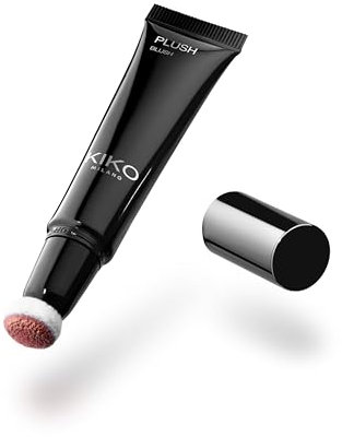KIKO Milano Plush Blush 01, Blush Liquide Avec Applicateur Éponge