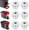 Lnngub 6 Pcs Mop Pedal Broom Spin Replacement Spin Mop Bucket Gear One Way Clutch Gear Sprockets Repair Compatible with 90% Rotation Mops Bucket on The Market,White