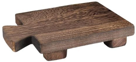 MagiDeal Porte-savon sur pied en bois, porte-savon polyvalent pour comptoir, petit support pour plantes, décoration de salle de bain pour