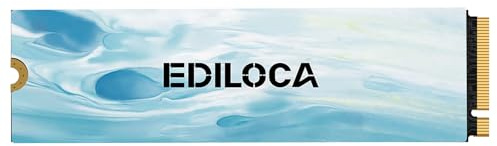 Ediloca EN880E SSD 4 to PCIe Gen4, NVMe M.2 2280, jusqu'à 7000 Mo/s, Cache SLC Dynamique, Disque SSD Interne, Compatible avec PS5 et PC