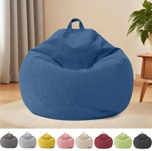 Yusheng Tai Pouf pour Enfants et Adultes - Housse de Pouf sans Rembourrage avec Fermeture éclair - pour Adultes et Enfants - 100 x 120 cm - pour Chambre à Coucher, Bureau, Salon, Terrasse