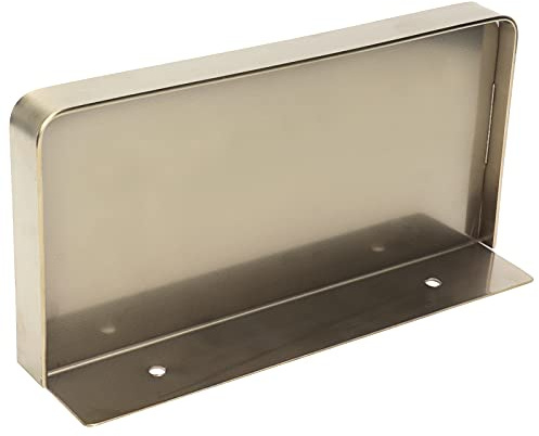 YWBL-WH Support de Téléphone Mural en Acier Inoxydable, Support de Téléphone de Salle de Bain et étagère à Serviettes pour Toilettes 7,3 X 3,5 Pouces Noir, Organisateur Peu Encombrant pour Douche et