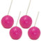 Set of Drinking Balls - Disco Ball Drinking Cups - Party Novelty Fun (Pink, 4)
