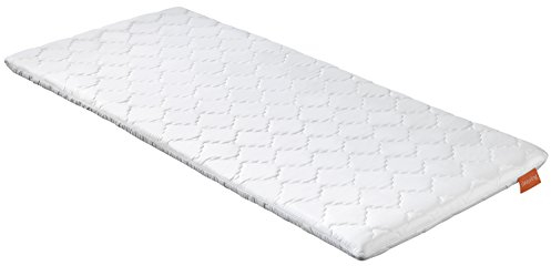 sleepling 193965 viscoelastischer Topper | Visco Memory Foam Topper | orthopädische Matratzenauflage | für alle Matratzen und Betten | Made in EU | Ökotex | Waschbar 60 Grad | 160 x 200 x 6 cm, weiß