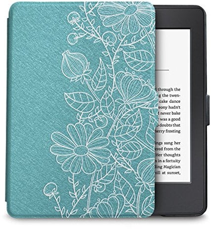 WALNEW Case for Kindle Paperwhite 5th/6th Generation, Ultra Light & Thinnest Premium Slim Cover for Amazon Kindle Paperwhite 2012/2013/2015 with Magnetic Auto Sleep/Wake Function (Mandala)