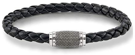 THOMAS SABO Armband Rebel at Heart aus Leder & 925 Sterling Silber