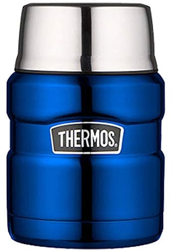 Thermos King Porte-Aliments Isotherme - 470 ML, Bleu Azur