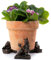 Potty Feet Beatrix Potter Jemima Puddle-Duck Figures Plant Pot Feet - Planter Support - Handmade Decorative Ornaments - 3pcs