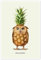 Pineappowl Poster von Jonas Loose 20 x 30 cm Grün Wandbilder Wanddeko