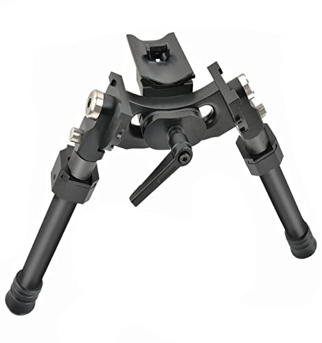 Schwenkbares Zweibein aus Kohlefaser, höhenverstellbar für die Langstreckenjagd und Schießen (RiemenbüGelöse)