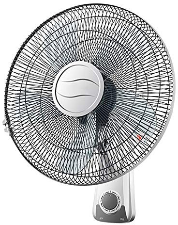 Ventilateurs Ventilateur Mural Blanc oscillant de 16 Pouces - 70W