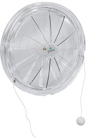 plikc - Aeratore a ventola per vetri con apertura e chiusura (Senza retina antinsetti foro 200)