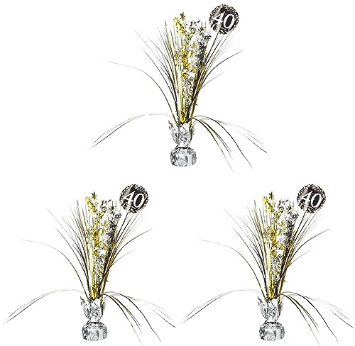 Amscan 110294 - Tischdekoration 40 Sparkling Celebration, Größe 45,7 cm, Geburtstag (Packung mit 3)