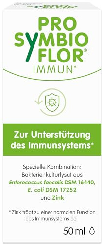 Pro-Symbioflor Immun Tropfen, 1 x Flasche à 50 ml | Zur Unterstützung des Immunsystems, mit Bakterienlysat und Zink, alkoholfrei, glutenfrei