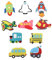 LIFKOME 10st Kühlschrankmagnet Flugzeugspielzeug Whiteboard Für Kinder Flugzeug-dekor Kinderspielzeug Kinder An Bord Autoaufkleber Kieselgel Niedlich Büro Auto Aufkleber