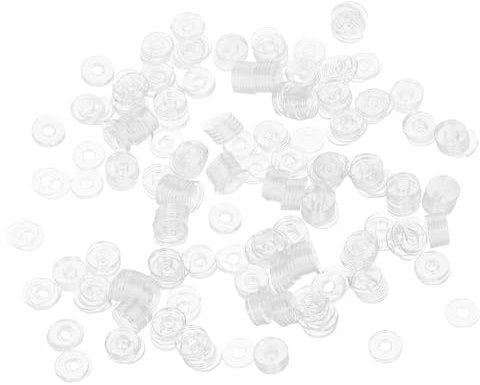 Anneome 500 Pezzi Rondelle Trasparenti in Vinile M4*10 * 1mm, Guarnizioni Piatte Di Fissaggio Per Viti Maniglie Doccia, Anelli Di Tenuta Anti-allentamento Resistenti All'usura Per Accessori Casa