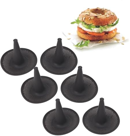 Lebensmittel-Kuchenform, 6 Stück, Antihaftbeschichtet, Chiffon-Rohrform, Hohle Kuchenform, Silikon-Kamin-Chiffon-Kuchen-Backform Für Die Küche