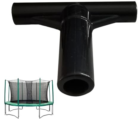 Trampolinteile und -zubehör, Trampolin-T-Verbindungsstück, Trampolin-T-Erweiterungsanschluss, Schutzrohr-Schnellverbindung, starker Halt für den Austausch des Trampolingehäuses