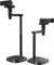 Webcam Stand Camera Mount Cellphone Stand for Webcam C925e C922x C922 C930e C930 C920 C615 Brio 4K, DSLR Camera Right Light with 1/4 Thread (Black)
