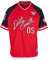 Karl Kani Herren Athletics Dirty South Baseball Jersey L red/Black/White