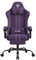 Fabric Gaming Chair with Footrest, Ergonomic Reclining Gamer Chairs, Height Adjustable Swivel Task Chairs with Headrest & Lumbar support, Breathable Cloth PC Video Computer Chair for Adults, Purple