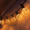 eisaro Lichterkette Außen Outdoor Strom Led Glühbirnen - 48M Lichterketten Garten mit G40 70+5 Glühbirnen Plastik Beleuchtung IP44 Wasserdicht String Lights für Außen & Innen Terrasse, Party, Balkon