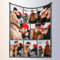 Rainsar Personalisierte Decke, Fotodecke 127x180 mit Eigenem Foto, Kuscheldecke Personalisiert, Decke Selber Gestalten, Personalisierte Geschenke Frauen für Geburtstag Weihnachten Hochzeit Jahrestag