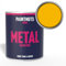 PaintNuts Yellow Rapid Dry Metal Paint - Quick Drying, Versatile Finish – Ideal for Railings, Gates, Metal Furniture, Trailers, Garage Doors, Light Fixtures and More - 250ml - Gloss